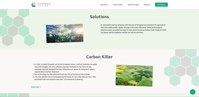 Náhľad webu CCCARBON KILLER